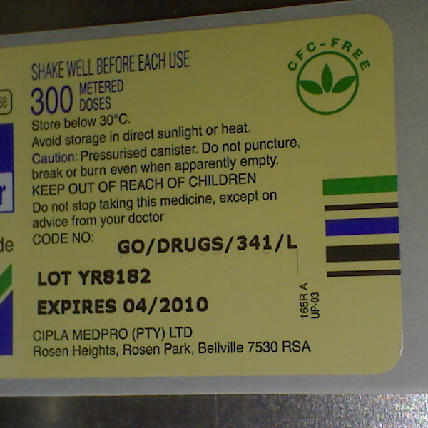 Label sample